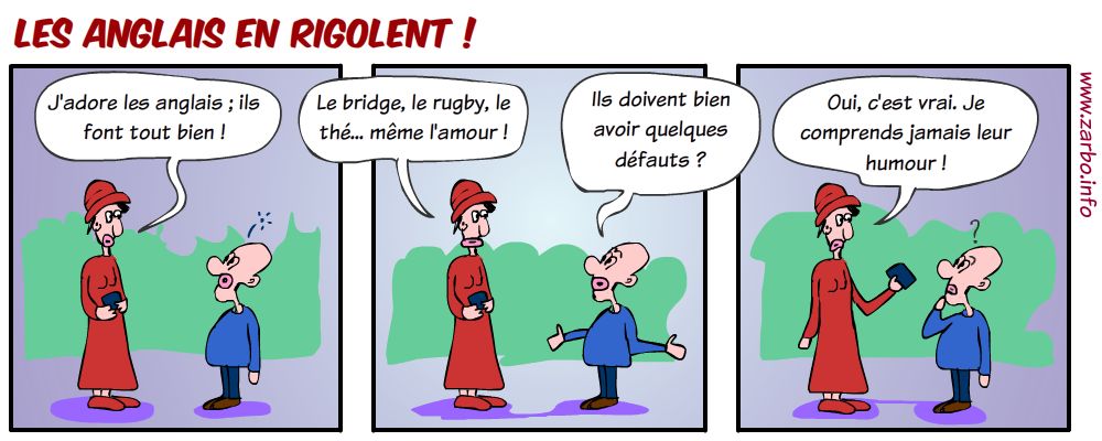 les anglais rigole