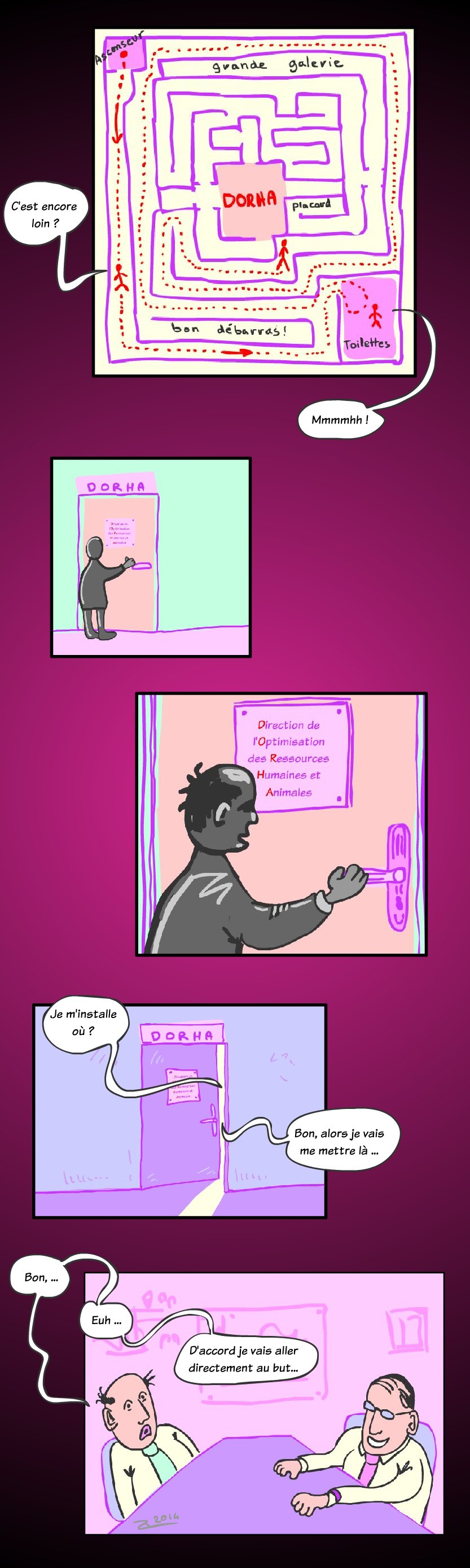 Bande dessinée sur les ressources humaines