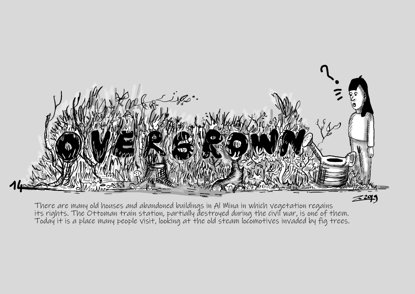 #inktober2019 overgrown
