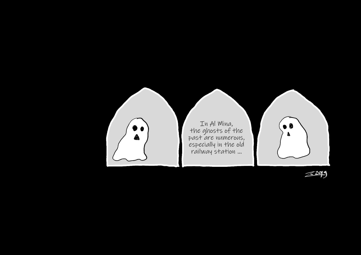 #inktober2019 ghost